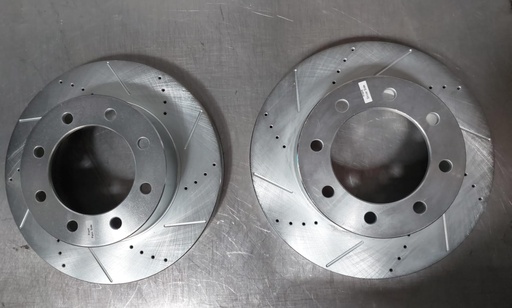 Discos delanteros perforados ventilados para Ford F-550 Super Duty 05-16