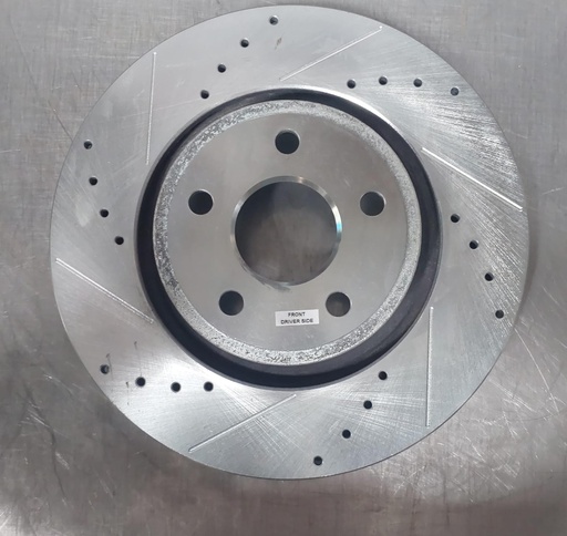 Disco delantero izquierdo perforado ventilado para Dodge Durango 2011-2019
