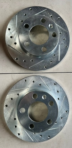 Discos delanteros perfortados ventilados para Volkswagen Jetta 99-06