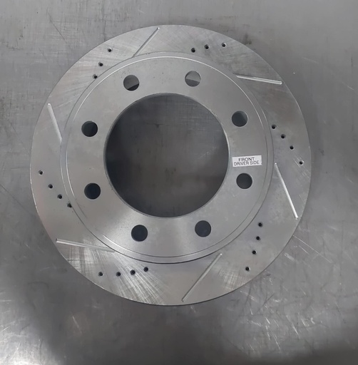 Disco delantero izquierdo perforado ventilado para Ford Excursion 2003
