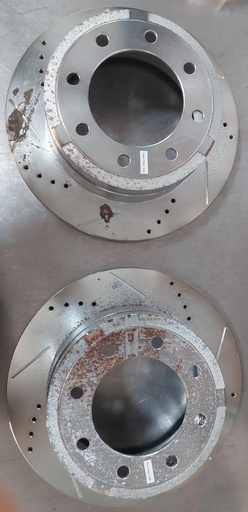 Discos traseros ventilados perforados para Ford F-250 Super Duty