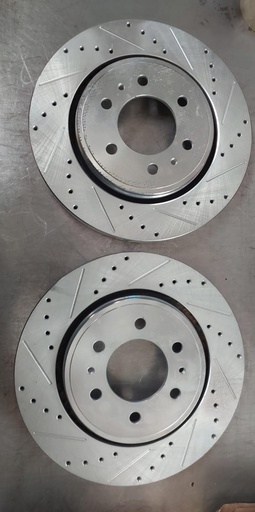 Discos delanteros ventilados perforados para Ford Expedition/Navigator 2007-2021
