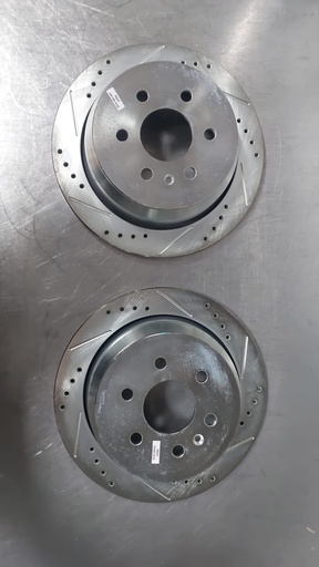 Discos traseros ventilados perforados para Cadillac CTS 06-07