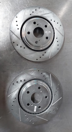Discos delanteros ventilados perforados para Toyota Sienna/Highlander/Lexus NX200T 08-17