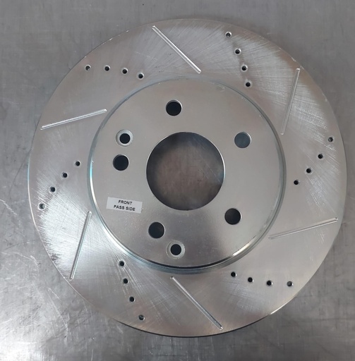 Disco delantero derecho ventilado perforado para Mercedes Benz C230 99-00