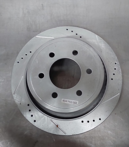 Disco trasero derecho ventilado perforado para Ford F-150 FX2 12-14