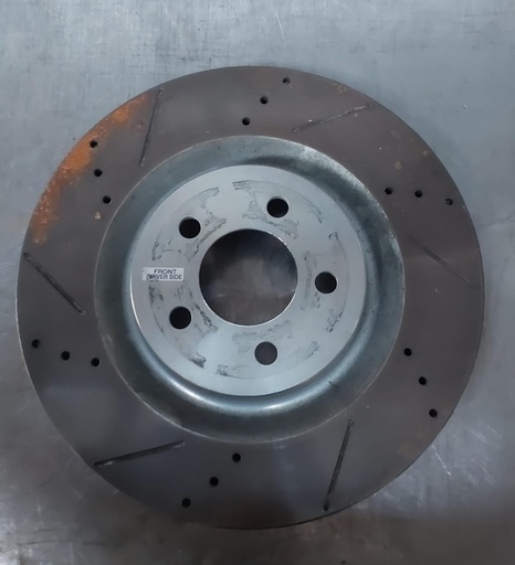Disco delantero izquierdo ventilado perforado para Jeep Wrangler 2011