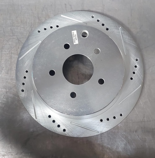 Disco trasero derecho ventilado perforado para Nissan Murano Advance 2019
