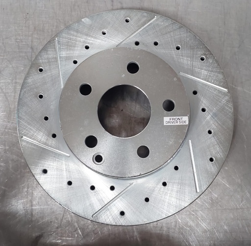 Disco delantero izquierdo ventilado perforado para Mercedes Benz C250 12-15