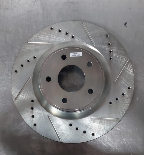 Disco delantero derecho ventilado perforado para Nissan Murano 2019