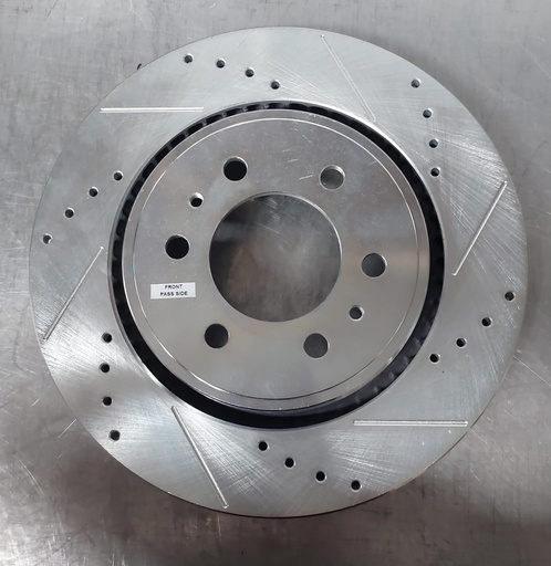 Disco delantero derecho ventilado perforado para Ford Expedition 07-10