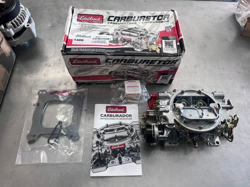 Carburador 600CFM de 4 Bocas con Estrangulador Eléctrico.