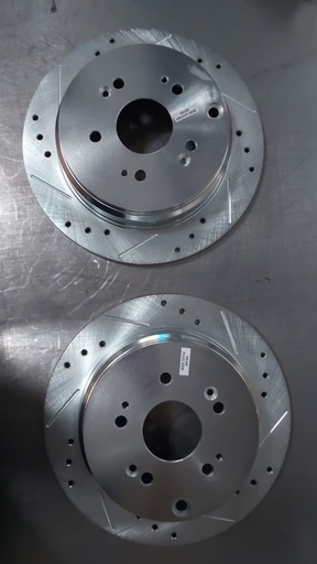 Discos traseros perforados solidos para Honda CRV 05-16