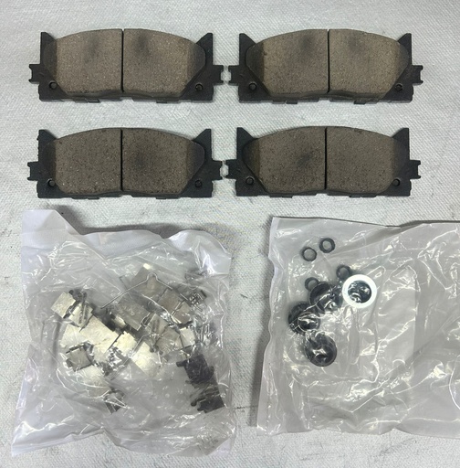 Pastillas delanteras cerámicas para Toyota Camry 2007 al 2017 / Avalon 2008 al 2018 / Lexus ES300H 2013 al 2018 / ES350 2007 al 2018
