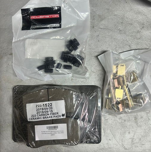 Pastillas de freno delanteras cerámicas para Chevrolet Cruze 2011 al 2016 / Sonic 2012 al 2017