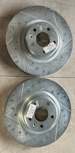 Discos delanteros perforados ventilados para AUDI A4 17-19