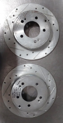 Discos traseros perforados para Hyundai Azera/Sonata 08-20