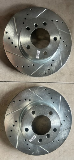 Discos delanteros Perforados / Ventilados BMW 128I 2008 al 2013 / 325I 2006 / 325XI 2006 / 328I 2007 / 328XI 2007