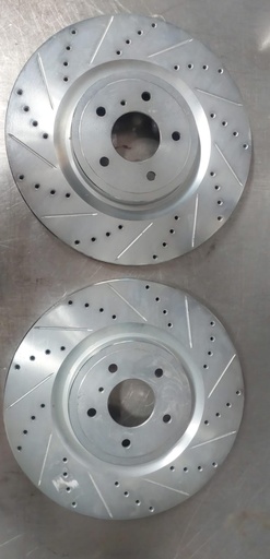 Discos delanteros ventilados perforados para Nissan 370Z/Infiniti QX70 12-23