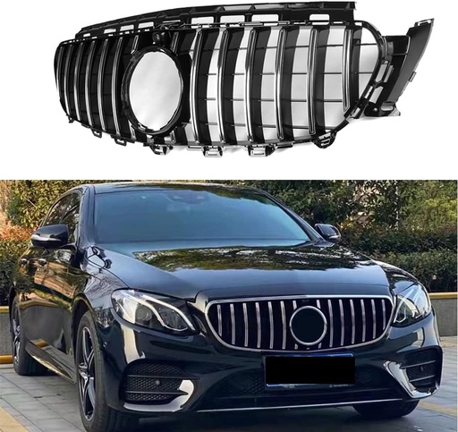Parrilla Delantera Estilo GT para Mercedes Benz Clase E W213 / E250 / E350 / E400 2016-2020.