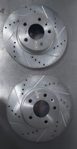 Discos delanteros ventilados perforados para Cadillac ATS/CT4 2013-2022