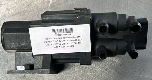 Valuvula selectora de combustible SMP Chevrolet C10 5.0L 1977 a 1981 6.6L 1976 a 1980 4.1L 1975 a 1981 5.7L 1975 a 1981 4.8L 7.4L 1975 a 1980