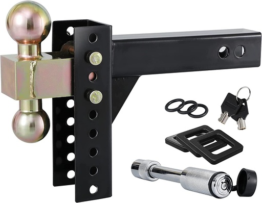 Enganche de Remolque Ajustable con Caída de 6"