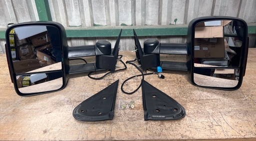Espejos Tipo Remolque Eléctricos con Luz de Señal Chevrolet Silverado 1999-2006