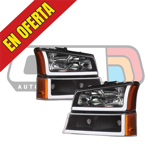 Luces Delanteras LED DRL Chevrolet Silverado 1500 / 2500 / 3500 de 2003-2006.