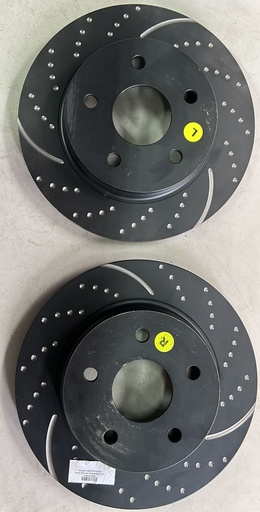 Discos delanteros para Ram 1500 2003 al 2018 Durango 2004 al 2009 EBC