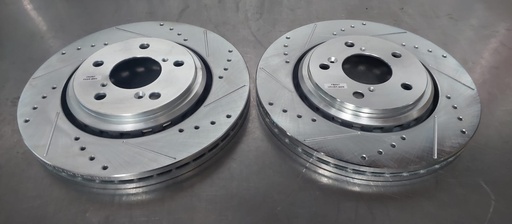Discos delanteros perforados ventilados para Honda Passport/Odyssey/Ridgeline/Pilot 2020-2023
