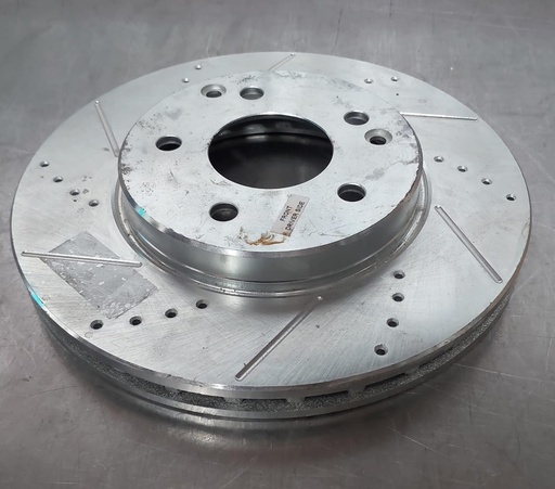 Disco delantero izquierdo ventilado perforado para Mercedes-Benz E300/C280/C230/C240/SLK230 1996-2005