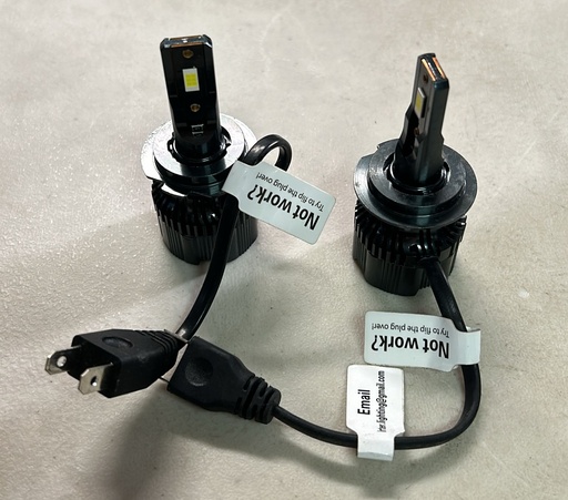 Bombillas LED H7 15.000 lúmenes / 45W / 6000K / IP68.